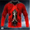 New Men's Skull Hoodie Sweatshirts 3D Print Skull Head Pattern Hooded Pullover Autumn Fashion Casual Sweatshirt Hoodie