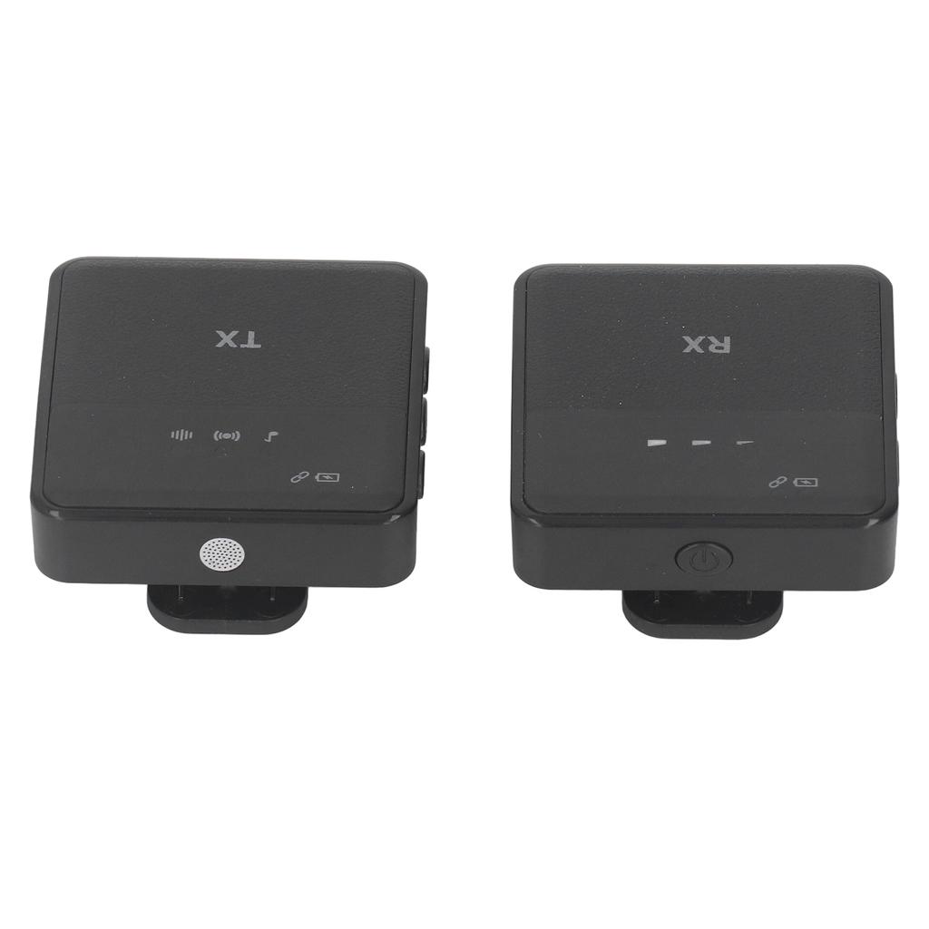 Wireless Lavalier Microphone Mini Portable Noise Cancellation Omnidirectional Pickup Strong Anti Interference Clip On