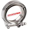 2/2.5/3/3.5/4 Inch Male/Female V-Band Clamp Flange Kit Turbo Downpipe Wastegate V-band Turbo Exhaust Pipes Car Auto Parts Accessories