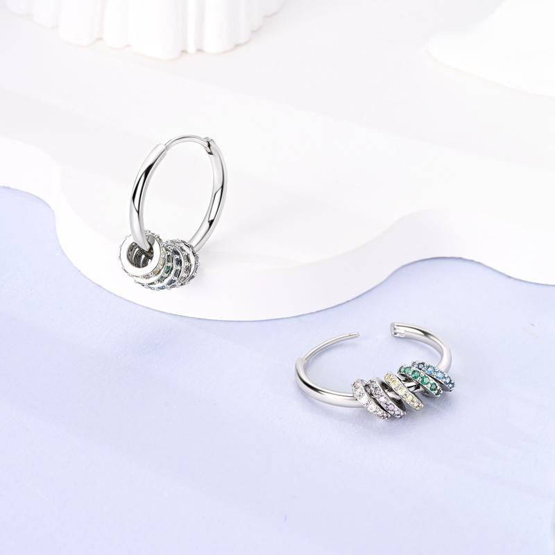 Rope Pattern Geometric Theme Earrings for Women Girls Trendy Fashion Jewelry High Quality Dainty Elegant Gift