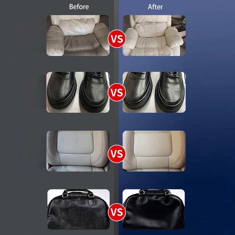 Leather Cleaning Care Cream 120g Car Interior Restorer Leather Conditioner Cleaner For Car Seats, Sofas, Jackets Shoes Maintain