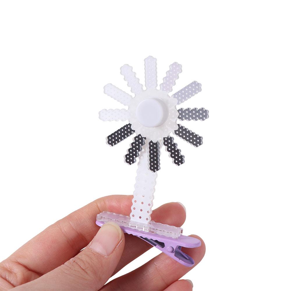 Cute Creative Downtime Hair Clip Moving Rotating Duckbill Clip Brain Loading Headband Party