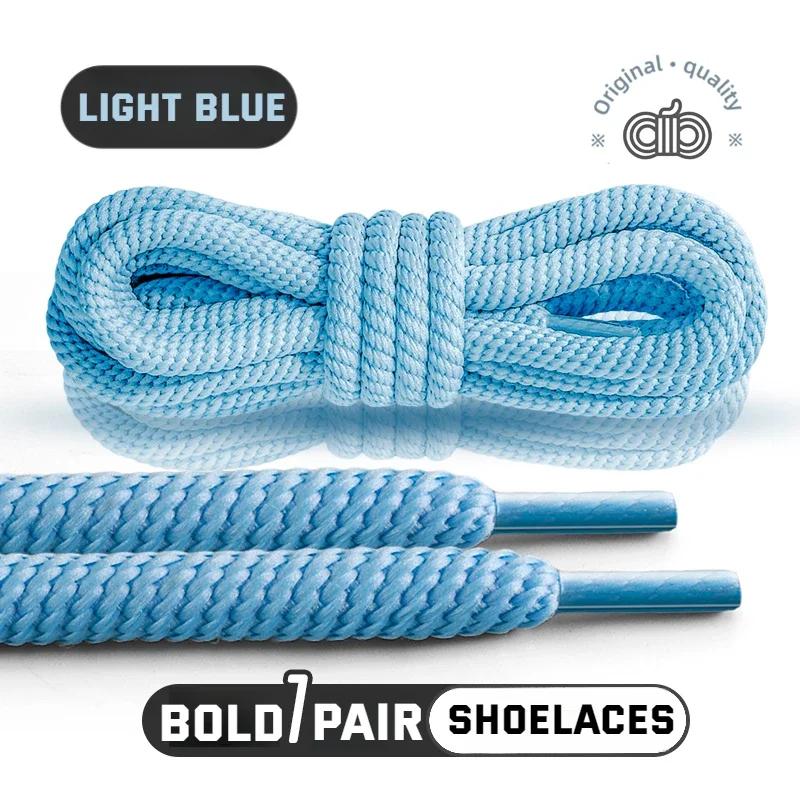 1 пара круглых шнурков толщиной 10 мм для кроссовок, шнурки для беговой спортивной обуви 100/120/140/160 см, шнурки для обуви, аксессуары