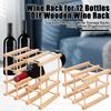 Wooden Wine Rack Stackable Modular Wine Storage Racks DIY Assembly Wine