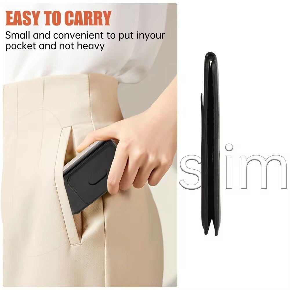 Аксессуары для подставки для кошелька, кожаный чехол-кошелек, сумка для карт для iPhone 16 15 14 13 Pro Max