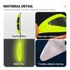 AABGX1 For Benz 4PCS Car Door Reflective Stickers Safety Warning 3D Epoxy Stickers Decorative AMG Exclusive W204 W222 W205 W203 W213