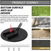 PSLER Motorcycle Kickstand Pad Kick Stand Coaster Puck Parking Stand Support Plate Helps Park Your Bike on Hot Pavement Grass Soft Ground