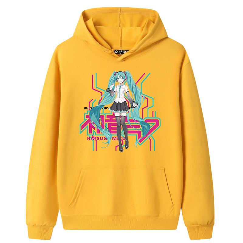 Hatsune Miku Hatsune Miku Mar Ainime Amazon Свитер с капюшоном для пары