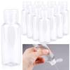 10Pcs 10/20/30/50/60 Plastic Empty Bottles with Flip Cap Refillable Cosmetic Bottles Shampoo Toner Lotion Free Squeeze Container
