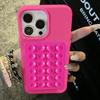 Чехол для телефона с присоской и узором личи для iPhone 17 16 15 14 13 12 11 Pro Max Air 16 15 14 Plus XS XR X Ударопрочный чехол