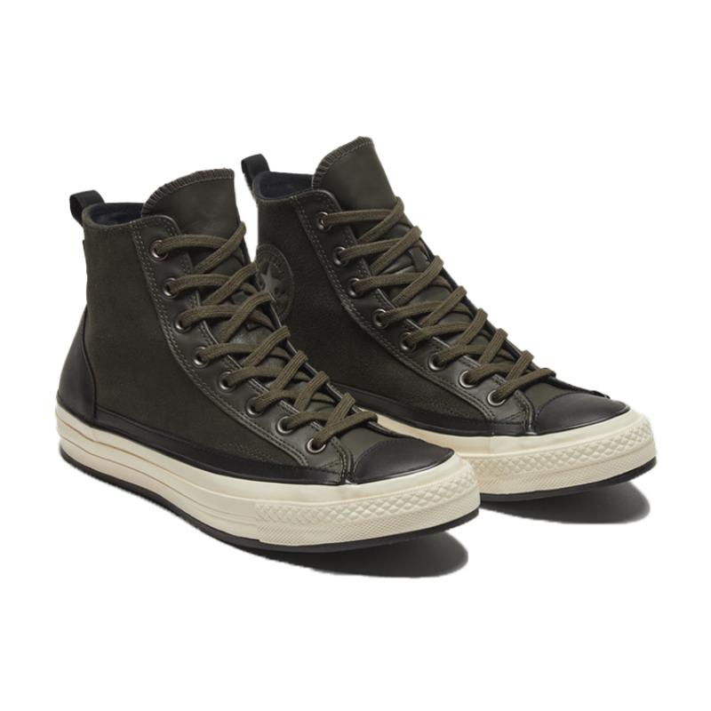 Haven x Converse 1970-е Chuck Taylor All Star Нескользящие и износостойкие высокие кеды для скейтбординга Унисекс Темно-зеленый