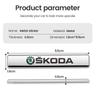 lfcgh5 3D Metal Sticker Car Body Emblem Decoration Decals For Skoda Octavia Kodiaq Fabia Rapid Superb A5 A7 2 Kamiq Karoq Accessories