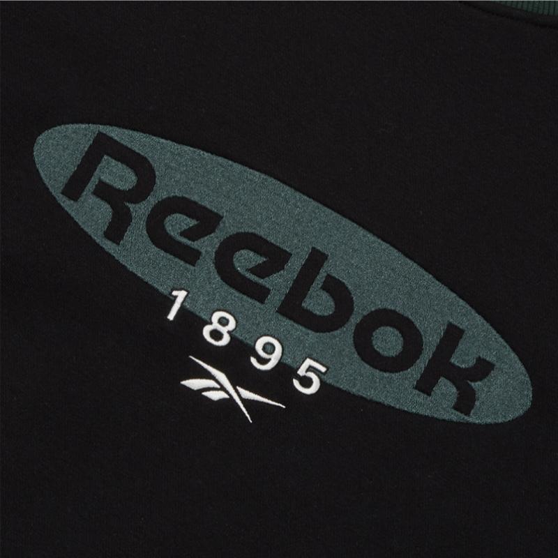 Reebok Свитшот в стиле колор-блок Heritage   Черный Зеленый Rets5fm42bk