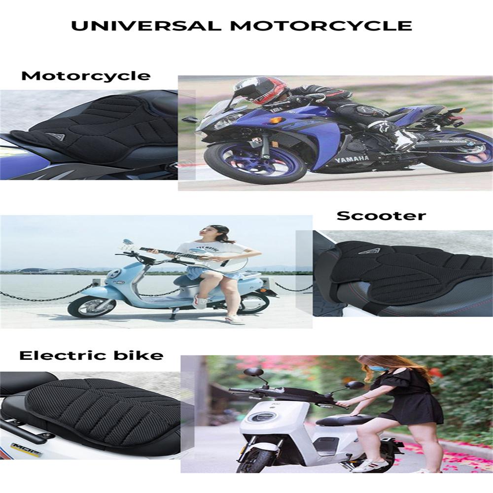 Motorcycle Seat Cushion 3D Air Pad Rear Passanger Seat Cover Cool Sunproof Mat