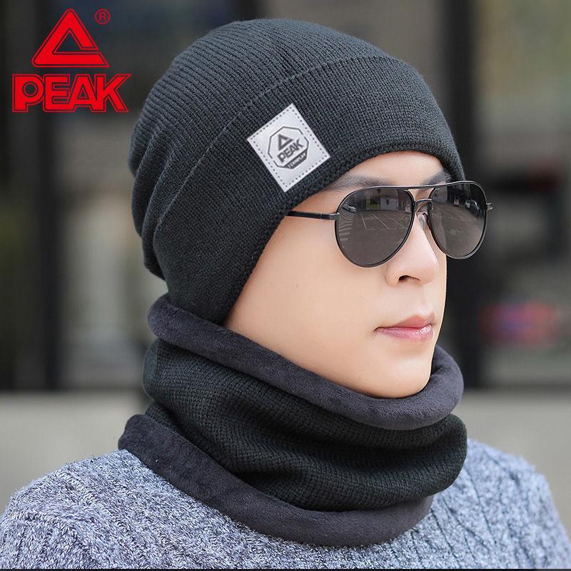 Зимняя шапка-бини из шерсти и бархата PEAK, защищающая от холода, для молодежи