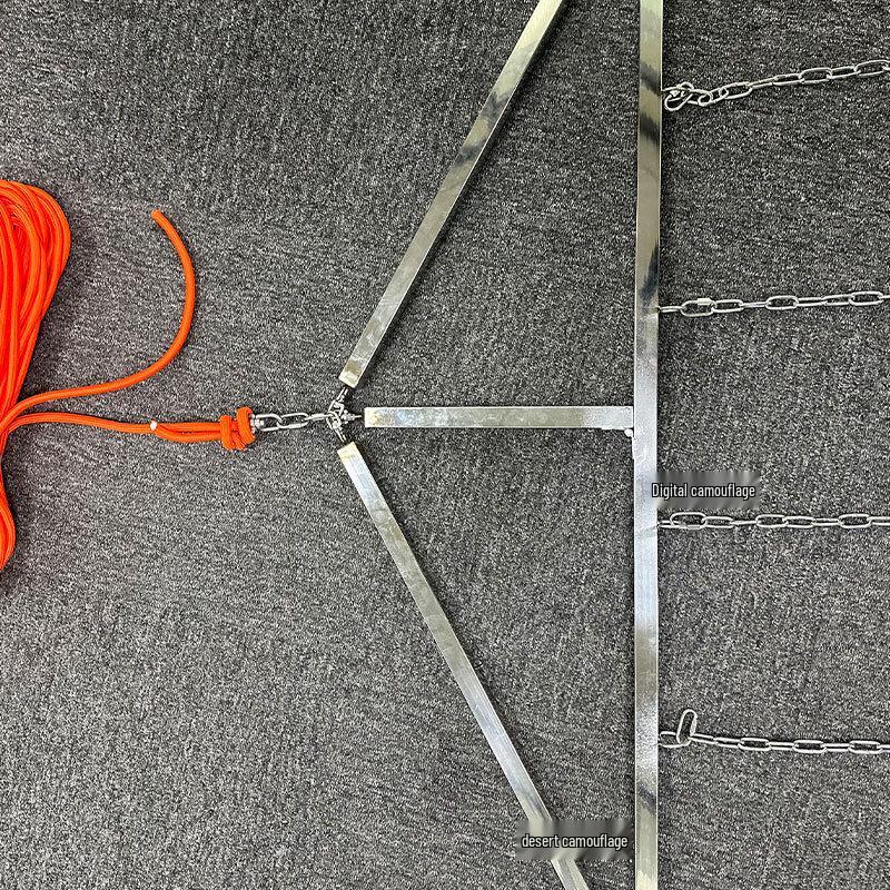 Stainless Steel Portable Folding Rescue Grappling Hook