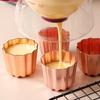 4Pcs Aluminum Zinc Zinc Alloy Canele Cake Mould Mini Cupcake Mould Handmade Cannele Mold  Muffin