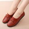 Simple Leather Shoes Spring and Autumn Single Shoes Comfortable Non-slip Soft Bottom Soft Leather Casual Shoes Work Shoes