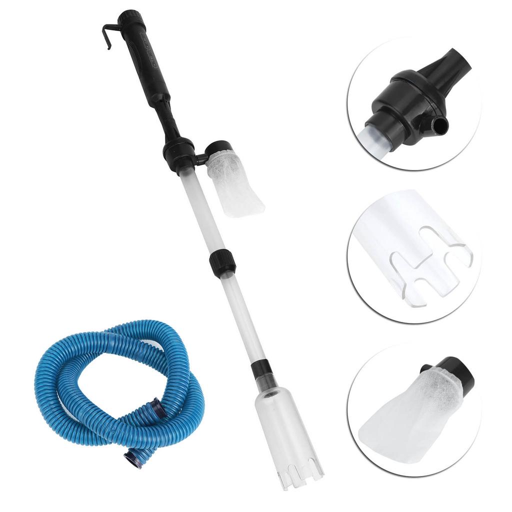 Электрический сменщик воды для аквариума Очиститель гравия Экстрактор шлама Аксессуар для чистки аквариума