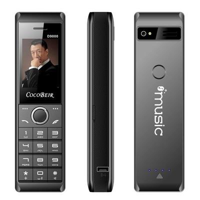 Старомодный мобильный телефон D9000 GSM 2G 2,6 дюйма 8700 мАч Супер аккумулятор Внешний аккумулятор Сотовый фонарик MP3 FM радио Ретро музыкальный телефон Только на английском языке