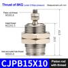 1Pcs Bore 6/10/15mm CJPB Pneumatic Cylinder SMC Type Stroke 5-20mm Mini Air Cylinder Spring Return Single Acting
