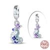 925 Silver Chameleon Beads Firefly Charms for DIY Jewelry Making Women Bracelet Gift 100% 