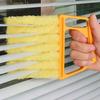 2/4Pcs Gap Brush Ergonomic Handle Efficient Shutter Cleaner with 7-Finger Design Blinds Air Vents Multi-layer Dust Removal Tool