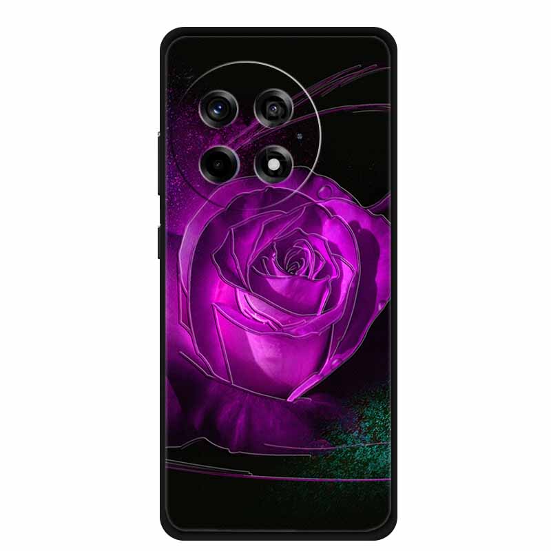 3D Тисненая Чехол Для Телефона OnePlus 13 5G Чехол 1+13 Рельефные Цветы Силиконовый Мягкий Чехол Для OnePlus 13 Задняя Крышка Чехол 6.82" Funda