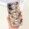 Для OPPO A18 A38 2023 Милые Животные Мультяшный Чехол для Телефона Задняя Крышка Для Oppo A38 A18 4G Мягкий Силикон ТПУ Задняя Крышка