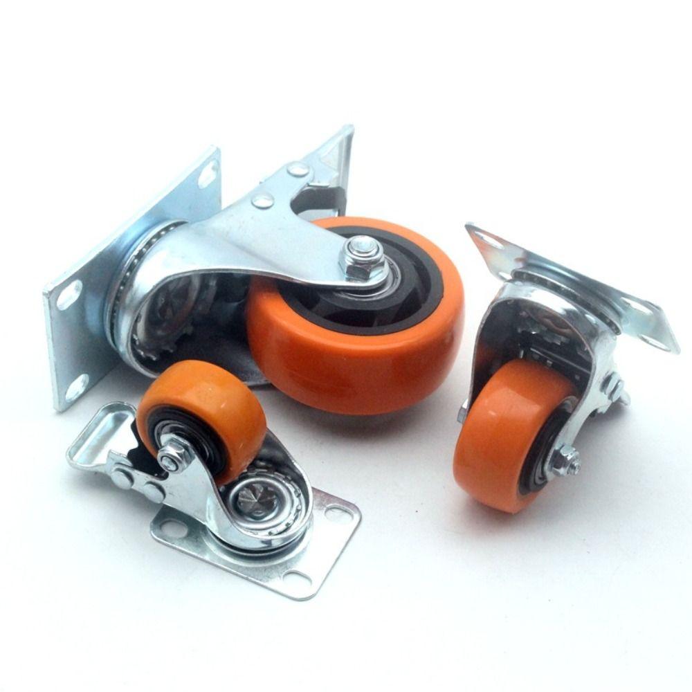 Blackheart Orange Face Furniture Castor 3" / 4" /5'' Wheel Industrial wheels  Table Shelf