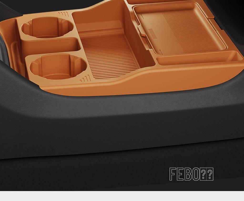 Силиконовый двухслойный ящик для хранения для отделки отсека консоли Xiaomi YU7