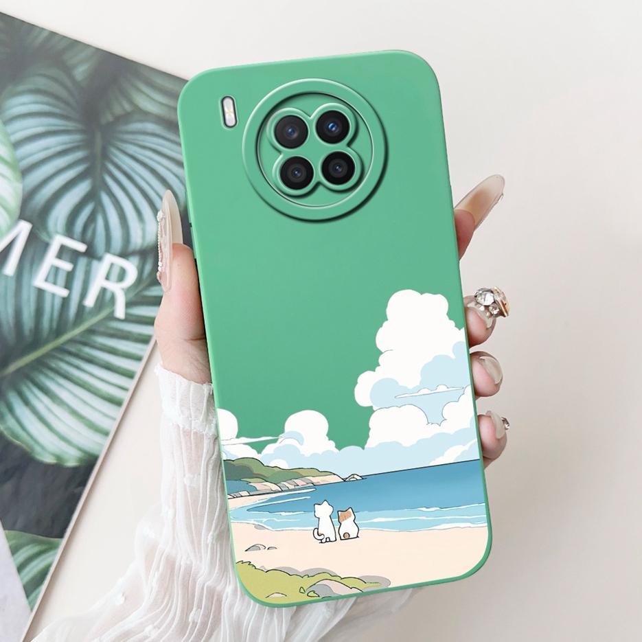 Чехол для Huawei Nova 8i Honor 50 Lite NTN-L22 Роскошный Чехол с Конфетным Рисунком Мягкий ТПУ Чехол для Телефона Для Honor 50 Lite Nova8i Задняя Крышка
