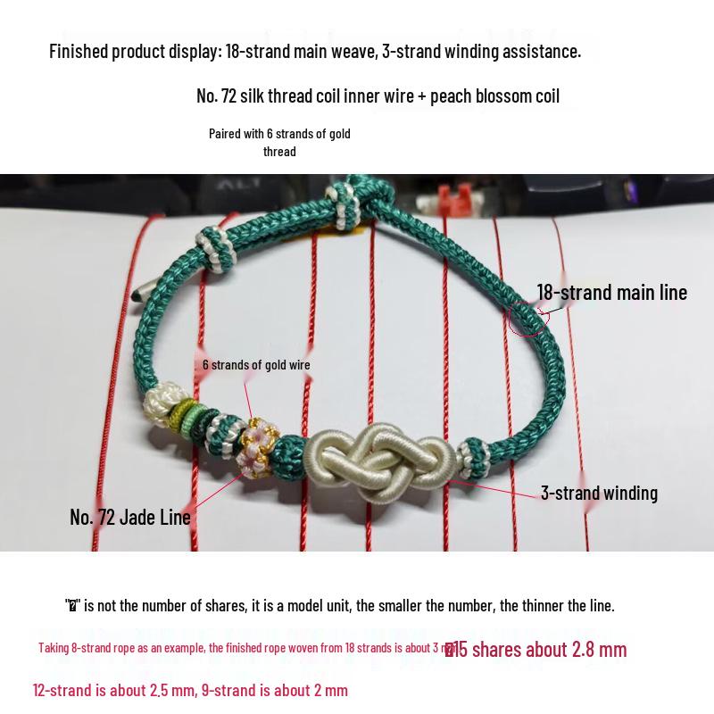 Номер нити Yu Color: Коробка для катушек для плетения браслетов, ожерелий и веревок для рук