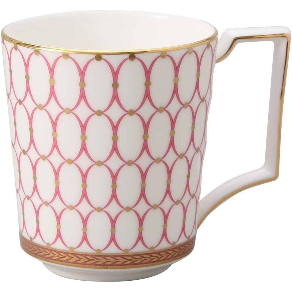 Wedgwood Official Wedding Wrapping Renaissance Gold Mug Cup Pair 300ml Pink Blue Tableware Gift Celebration Present Couple Imported Product