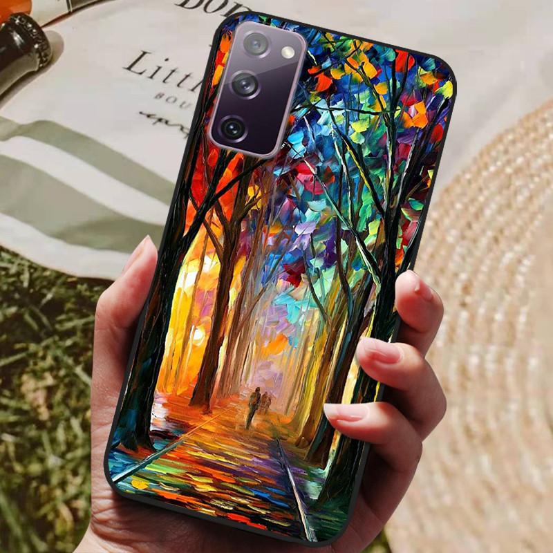 For Samsung Galaxy S20 FE S20FE Case Fashion Silicone Cover For Samsung S20 Fan Edition S20 Lite S 20 FE Phone Case Black Bumper