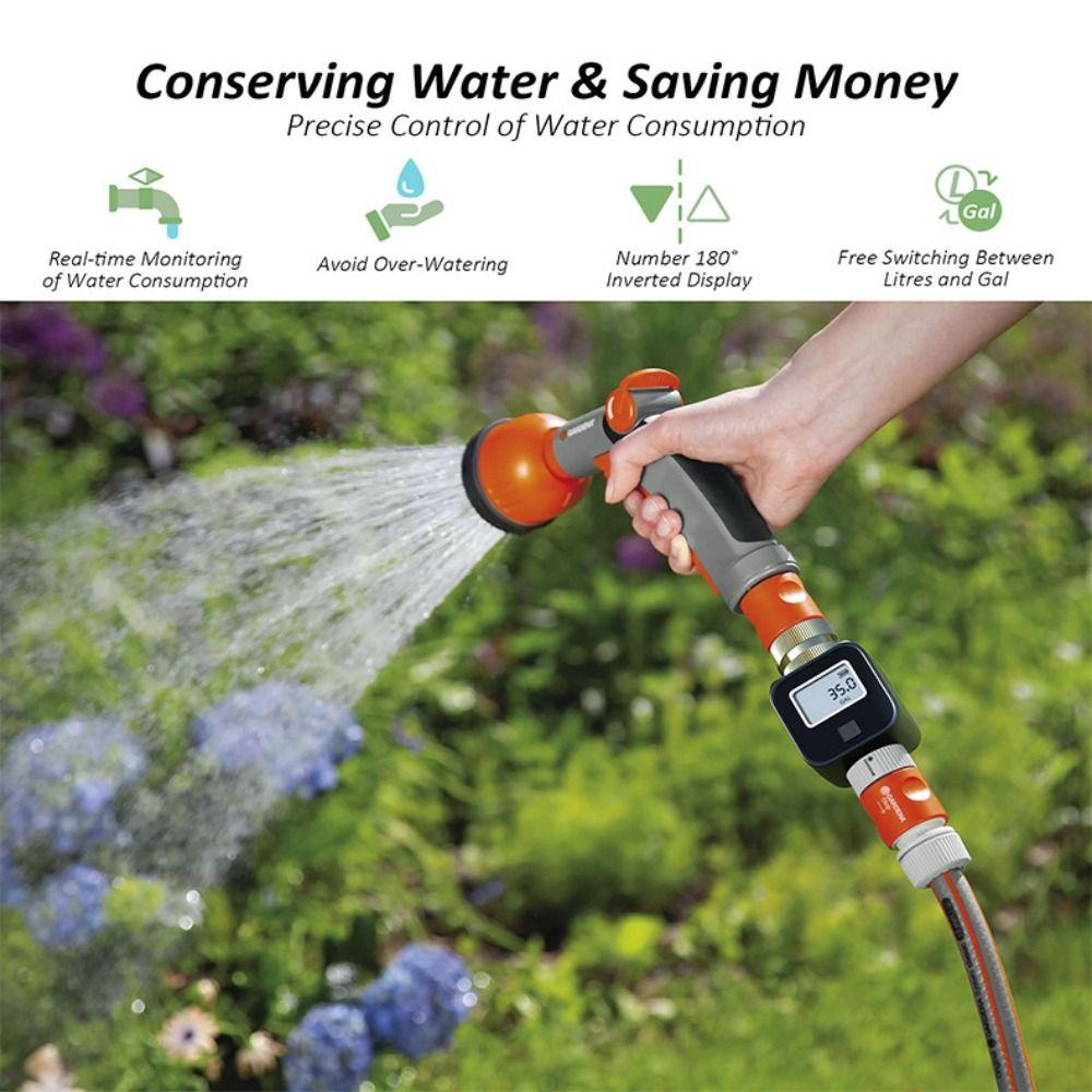 High Accuracy Water Flow Meter Digital Display Water Consumption Meter Outdoor Irrigation