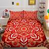 Комплект постельного белья с 3D индийской тематикой, пододеяльник с цветком пейсли, наволочка 2/3, полный размер США/Великобритании/ЕС/Австралии, мягкий быстросохнущий декоративный пододеяльник