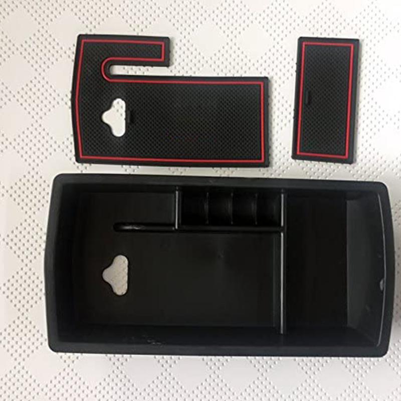 Для Peugeot 3008 3008GT 5008 2017 2018 центральный подлокотник ящик для хранения центральная консоль флокированный органайзер аксессуары