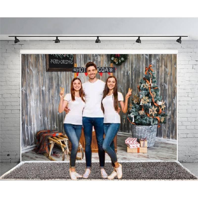 Creative Children's Photography Background Cloth Christmas Theme Studio Props