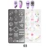 Набор пластин для штамповки банты цветы кружевной дизайн маникюр украшения металлические пластины переводные шаблоны серии Sweet