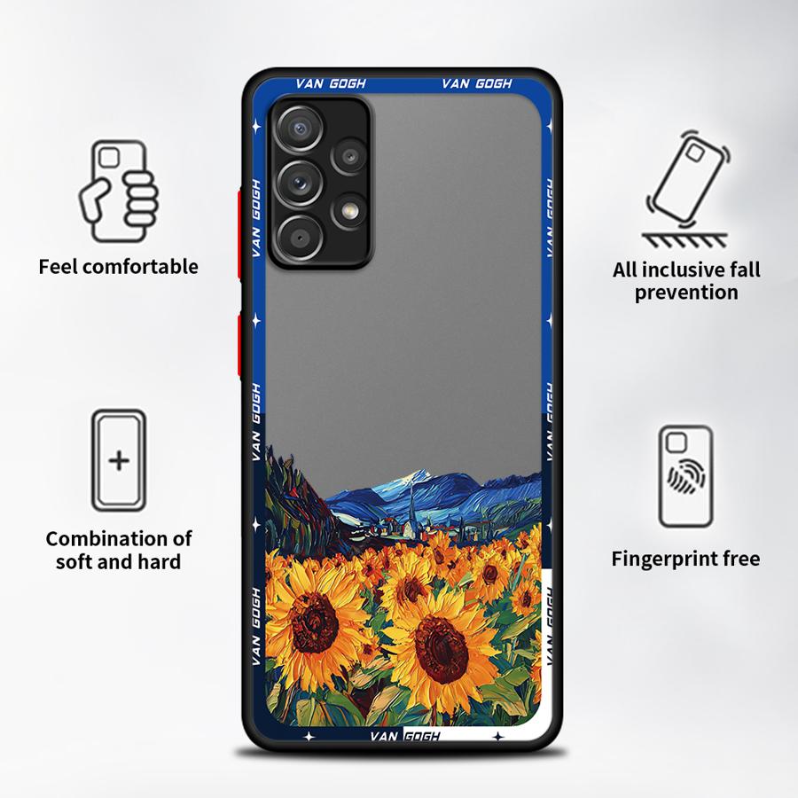 Чехол для телефона Van Gogh для Samsung Galaxy A73 A33 A52S A72 A35 A53 A17 A52 A14 A23 A34 A36 A16 A15 A56 A55 A54