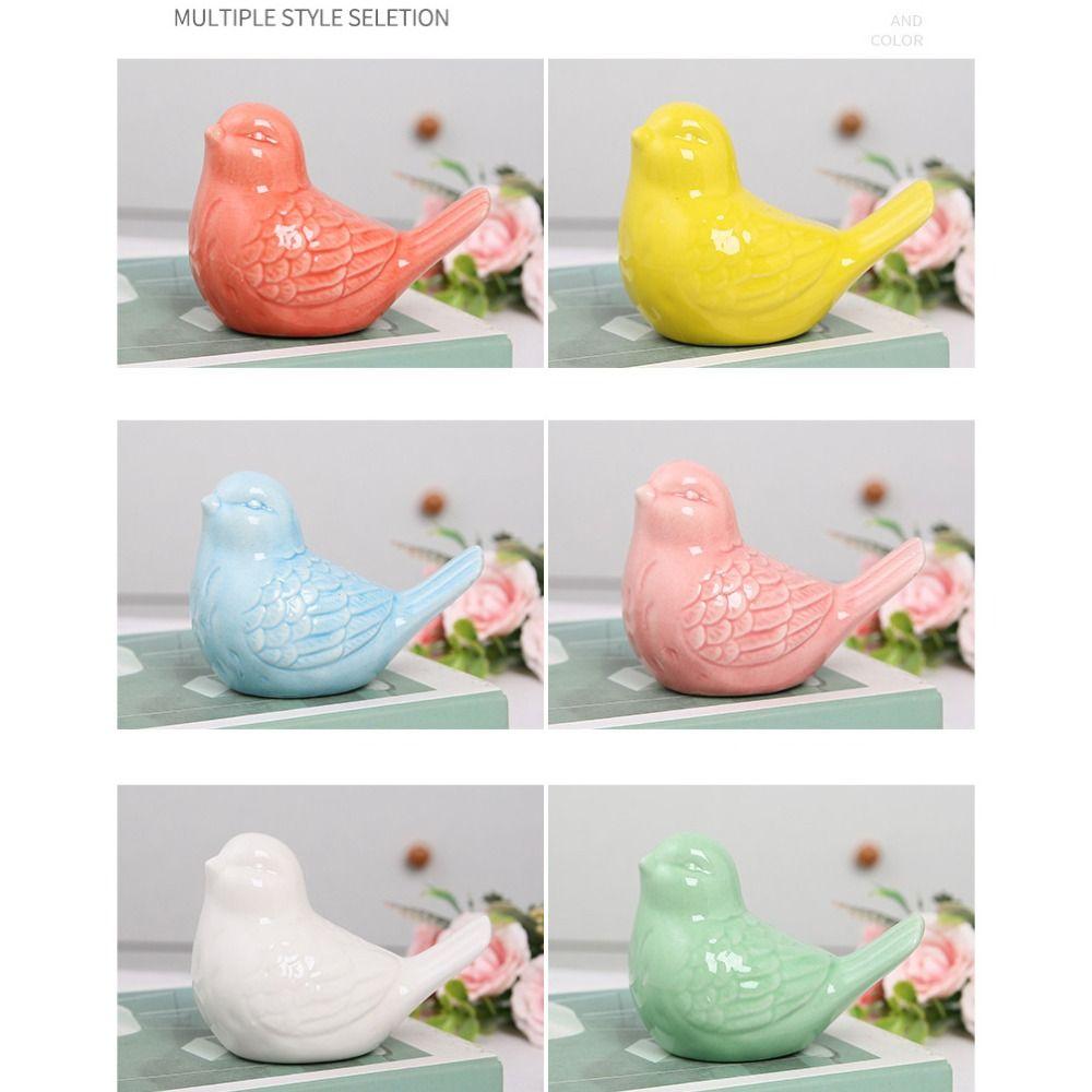 Керамические Птицы Украшения Декорации Поделки Кукла Птица Новая Имитация Птицы Домашний Декор