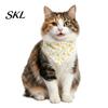 Dog Bandana Soft Fabric Cute Duck Cat Bandana, Yellow Print Pet Breathable Scarf Scarf, Adjustable Triangular Neck for Cats Small Dogs