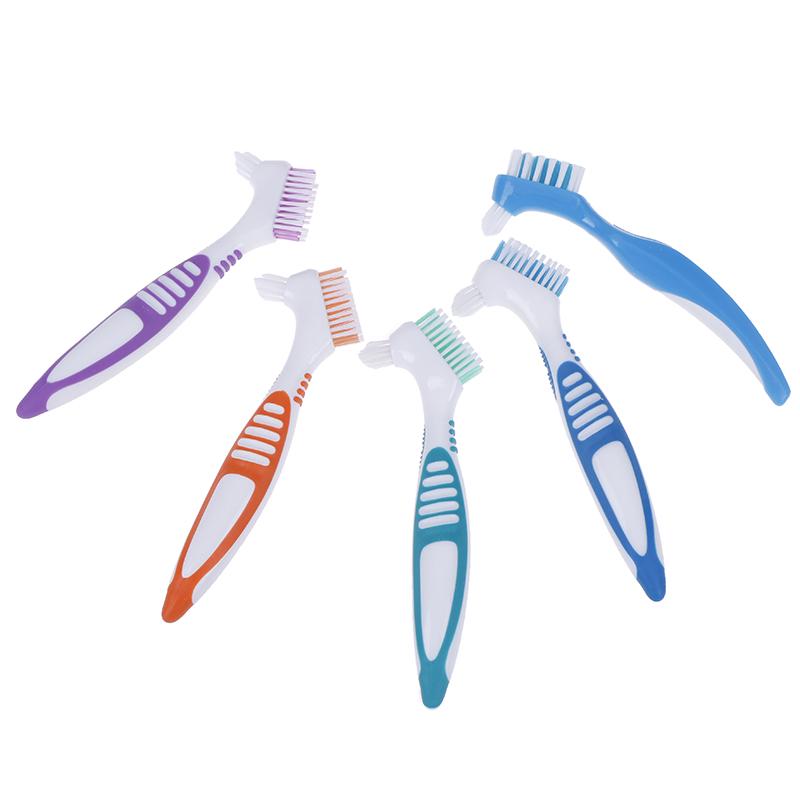 Щетка для чистки зубных протезов Специальная щетка для протезов вставных зубов Зубная щетка для ухода за полостью рта