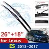 Car Wiper Blades for Lexus ES ES250 ES300h ES350 2013~2017 2015 2016 XV60 250 300h 350 Front Windshield Wipers Car Accessories