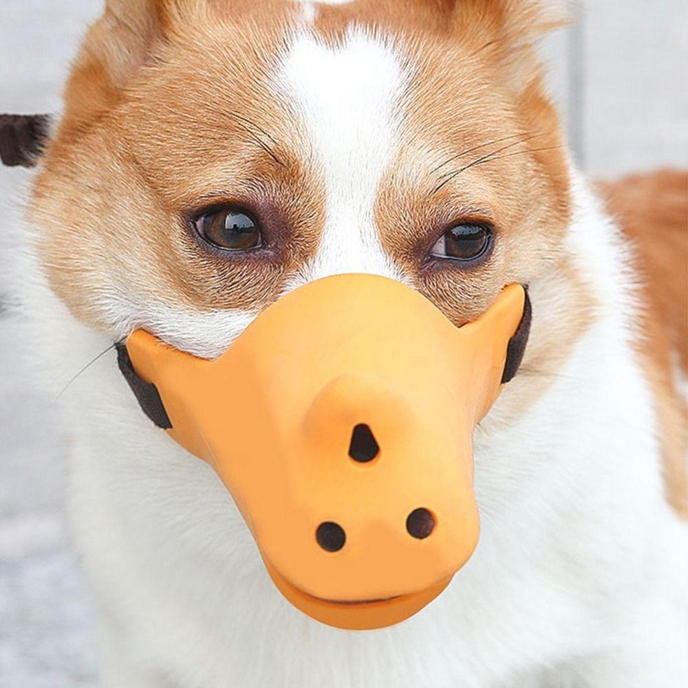 Противолайный чехол для рта домашних животных, противоукусная маска для рта собак, забавный силиконовый намордник для собак, ежедневное использование