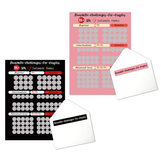 Love Games Scratch-off Poster for Couples 100 Date Night Position Challenge Poster for Valentine's Day Anniversary Gift