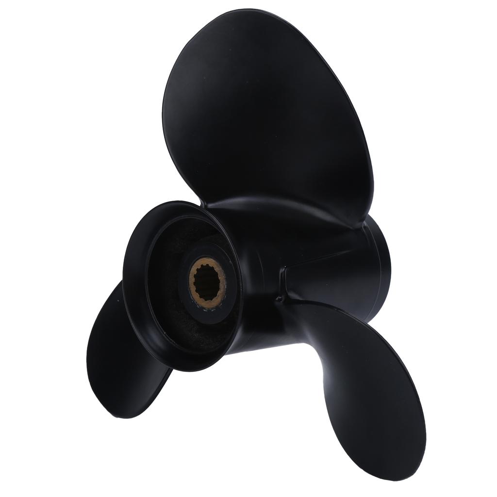 Aluminum Alloy Mariner Black Outboard 3 Blades Propeller for 9.25X11 Boat Accessories