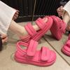 Fashion 2025 Summer New Thick Sole One-strip Soft, Stylish Comfortable and Lightweight Sports Sandals for Women