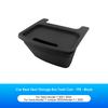 Heenvn For Tesla Model Y/ Model Y Juniper 2021-2026 TPE Car Rear Seat Storage Box Backseat Organizer Bins Trash Can Garbage Tray